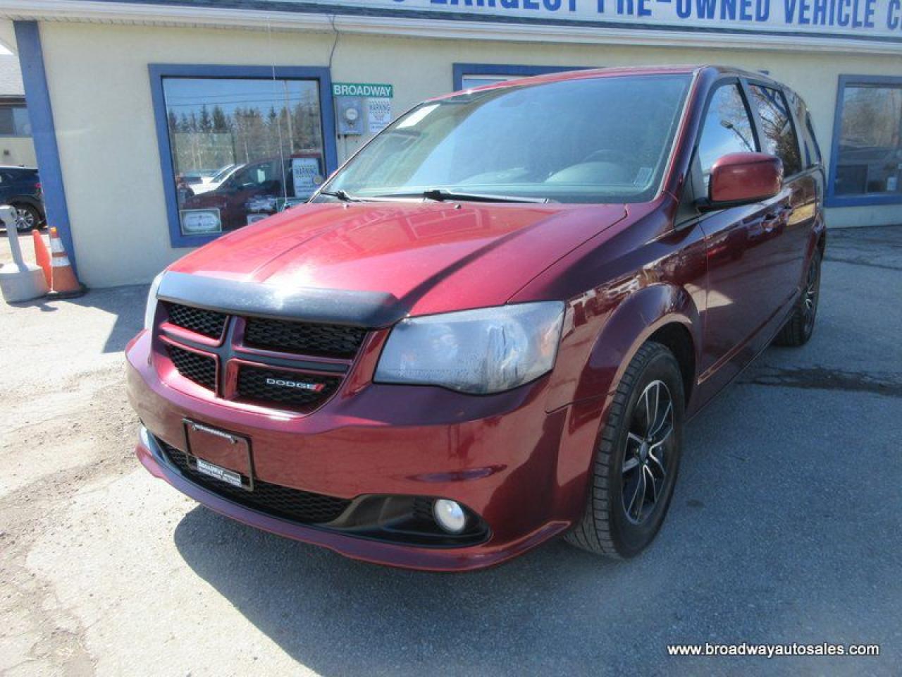 Used 2018 Dodge Grand Caravan LOADED GT-PACKAGE 7 PASSENGER 3.6L - V6.. CAPTAINS.. FULL STOW-N-GO.. POWER DOORS & TAILGATE.. LEATHER.. HEATED SEATS & WHEEL.. BACK-UP CAMERA.. for sale in Bradford, ON