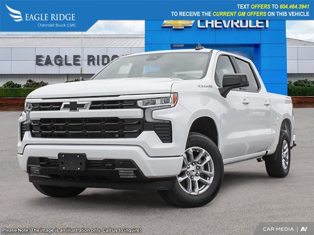 New 2025 Chevrolet Silverado 1500 RST dual-zone automatic climate control, remote start, rear defogger, keyless access and ignition, 12.3-inch driver display, 13.4-inch touchscreen, Google Built-In, voice control, WiFi compatibility, wire for sale in Coquitlam, BC