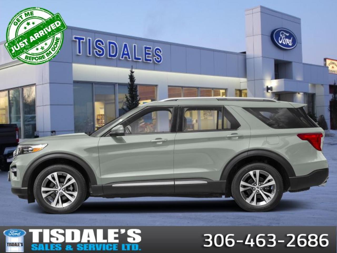 Used 2020 Ford Explorer Platinum  - Sunroof -  Navigation for sale in Kindersley, SK