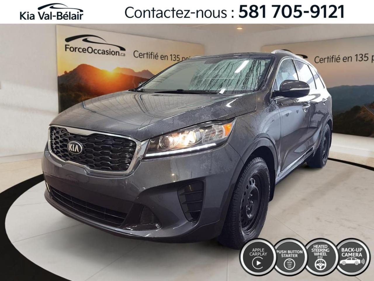 Used 2019 Kia Sorento LX * AWD * CAMÉRA * CARPLAY * VOLANT CHAUFFANT * for sale in Québec, QC