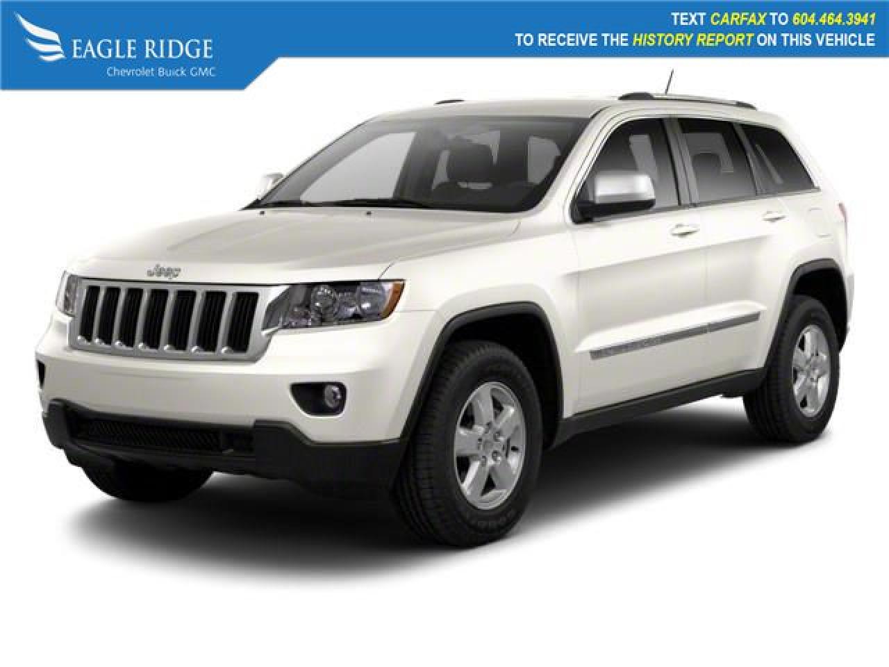 Used 2011 Jeep Grand Cherokee Laredo Low tire pressure warning, Normal Duty Suspension, Occupant sensing airbag, Power door mirrors, Power driver seat, Power steering, Power windows, Remote keyless entry, Roof rack: rails only, Spoiler, for sale in Coquitlam, BC