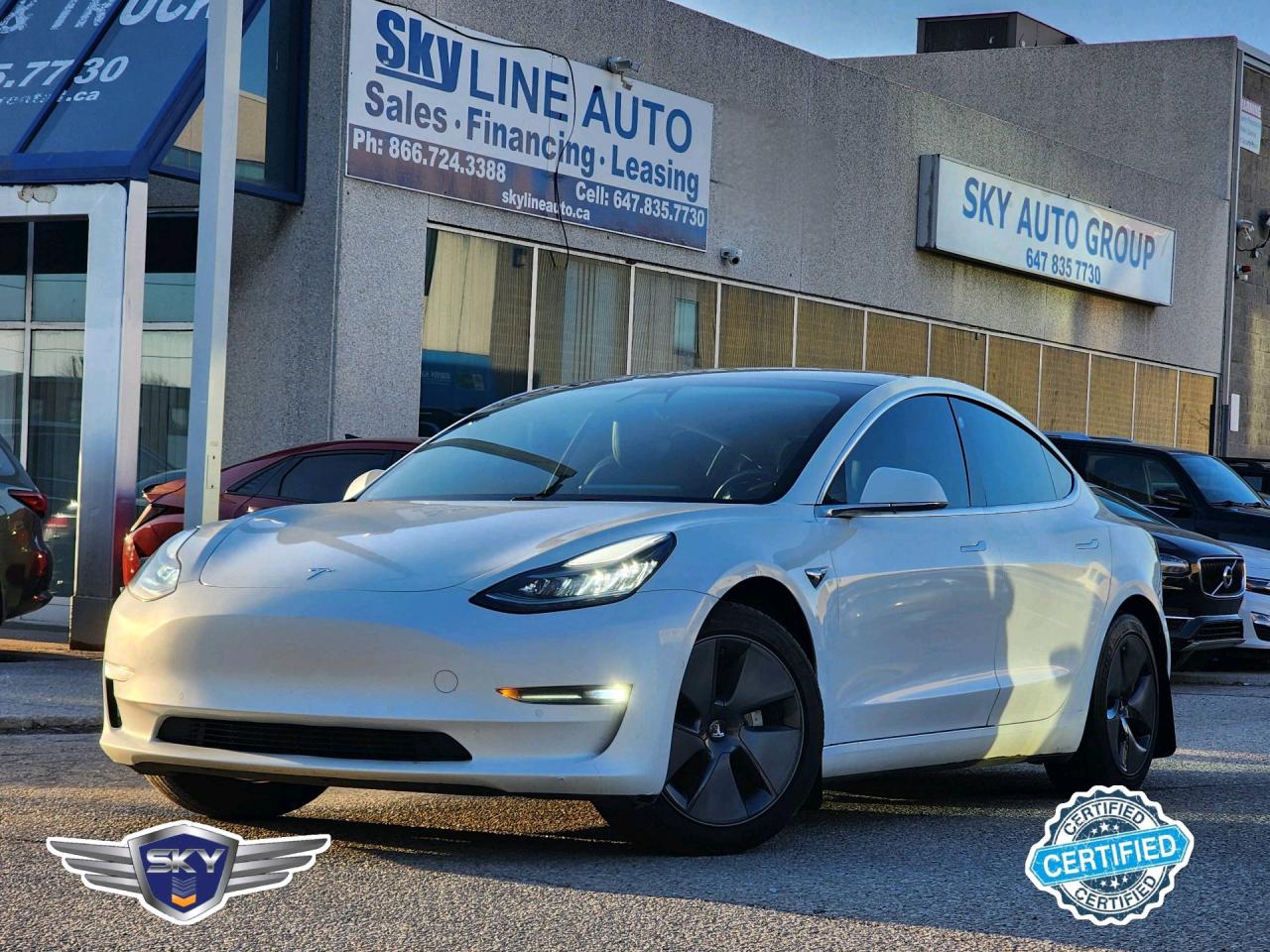 <p><strong>NAVIGATION | STANDARD PLUS | ONE OWNER | ACCIDENT FREE | AUTO PILOT PCKG</strong><br></p><p><span><br></span></p><p><span>2019 TESLA MODEL 3 . GLASS ROOF.  SIDE AND BACK CAMERAS. ALLOY WHEELS. BLUETOOTH. KEYLESS ENTRY. MP3 CD PLAYER. AUX INPUT. USB. AIR CONDITIONING. AUTOMATIC TRANSMISSION. POWER MIRRORS. POWER WINDOWS AND POWER LOCKS. VERY CLEAN FROM IN & OUT. 252000 KMS. DRIVES MINT. VERY GOOD CONDITION. SELLING FOR $16,475.00<span id=jodit-selection_marker_1742671232811_8324090923020109 data-jodit-selection_marker=start style=line-height: 0; display: none;></span> </span><span>. PLEASE CALL OR VISIT US FOR MORE DETAILS. <span>AS PER OMVIC REGULATIONS VEHICLE CAN BE CERTIFIED FOR AN CERTIFICATION COST. PLEASE CALL US FOR MORE DETAILS.</span></span></p><br><p><br></p> <p>****FINANCING FOR EVERYONE*** **** PLEASE CALL FOR FINANCING DETAILS*** <br>WE ACCEPT ALL MAKE AND MODEL TRADE IN VEHICLES. JUST WANT TO SELL YOUR CAR? WE BUY EVERYTHING <br>SKYLINE AUTO 3232 STEELES AVE W, VAUGHAN, ON L4K 4C8 PH: 1-289-987-7477 </p><p>Guaranteed Approval. Payments depend on down payment on vehicle, year, model and price. Call for more details.   All Prices Are Plus Hst And Licensing. CALL TODAY TO BOOK A TEST DRIVE.<span id=jodit-selection_marker_1711558354648_253501834214404 data-jodit-selection_marker=start style=line-height: 0; display: none;></span></p>