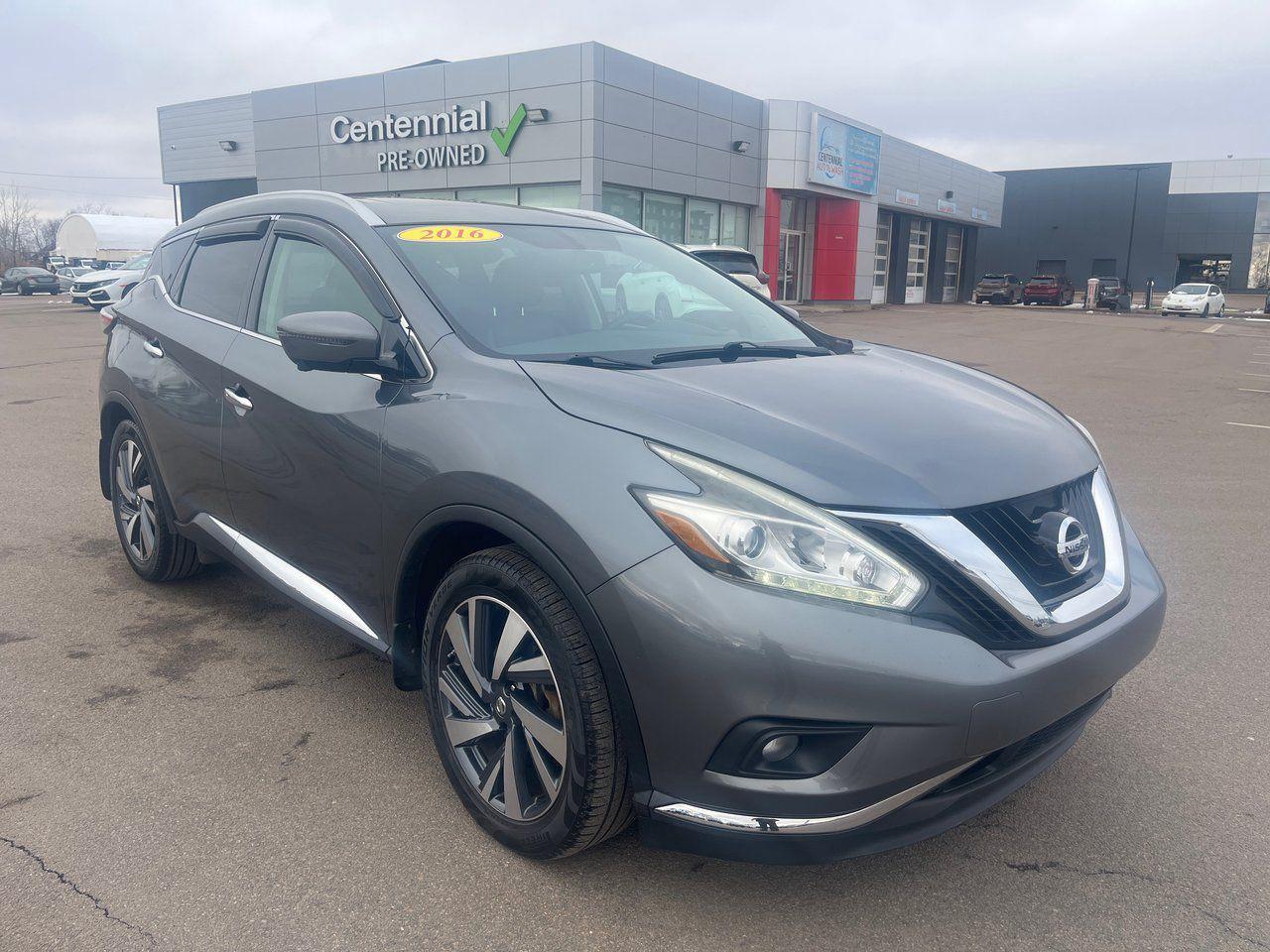 Used 2016 Nissan Murano Platinum AWD for sale in Charlottetown, PE