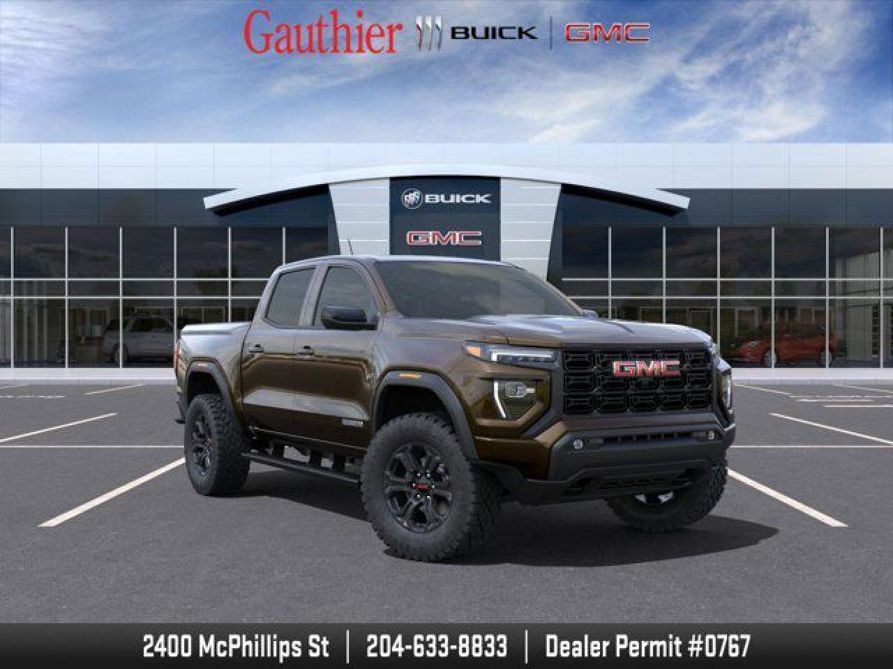 The 2025 GMC Canyon features a 2.7L Turbo high-output engine, delivering 310 horsepower and an Off-Road Suspension Package with factory lift and ultra-wide track width. Get all the details at Gauthier Buick GMC.