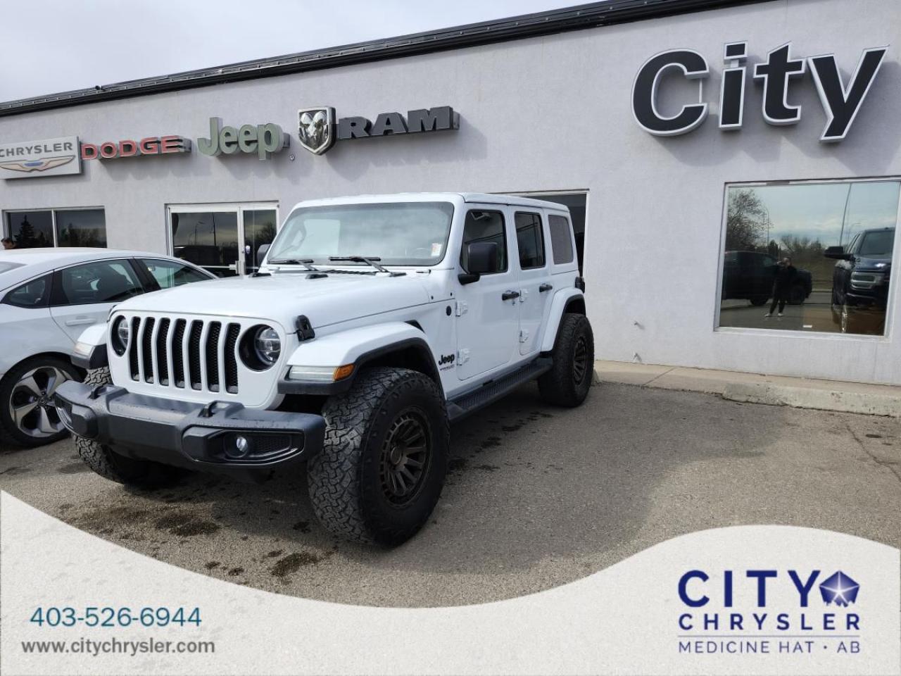 Used 2020 Jeep Wrangler Sahara Altitude 4x4 for sale in Medicine Hat, AB