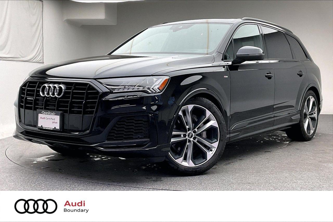 You can expect that this vehicle will feel like a brand new car with the Audi Certified :plus Program. The entails a 300 check-point service inspection, up to 5 years of factory warranty or 100,000KM from the original service date, 30-day/2000 KM exchange privilege, a FREE CarFax and 24/7 Roadside Assistance. Visit us at OpenRoad Audi Boundary and book a test drive with one of our Audi Brand Specialists! We look forward to seeing you soon!