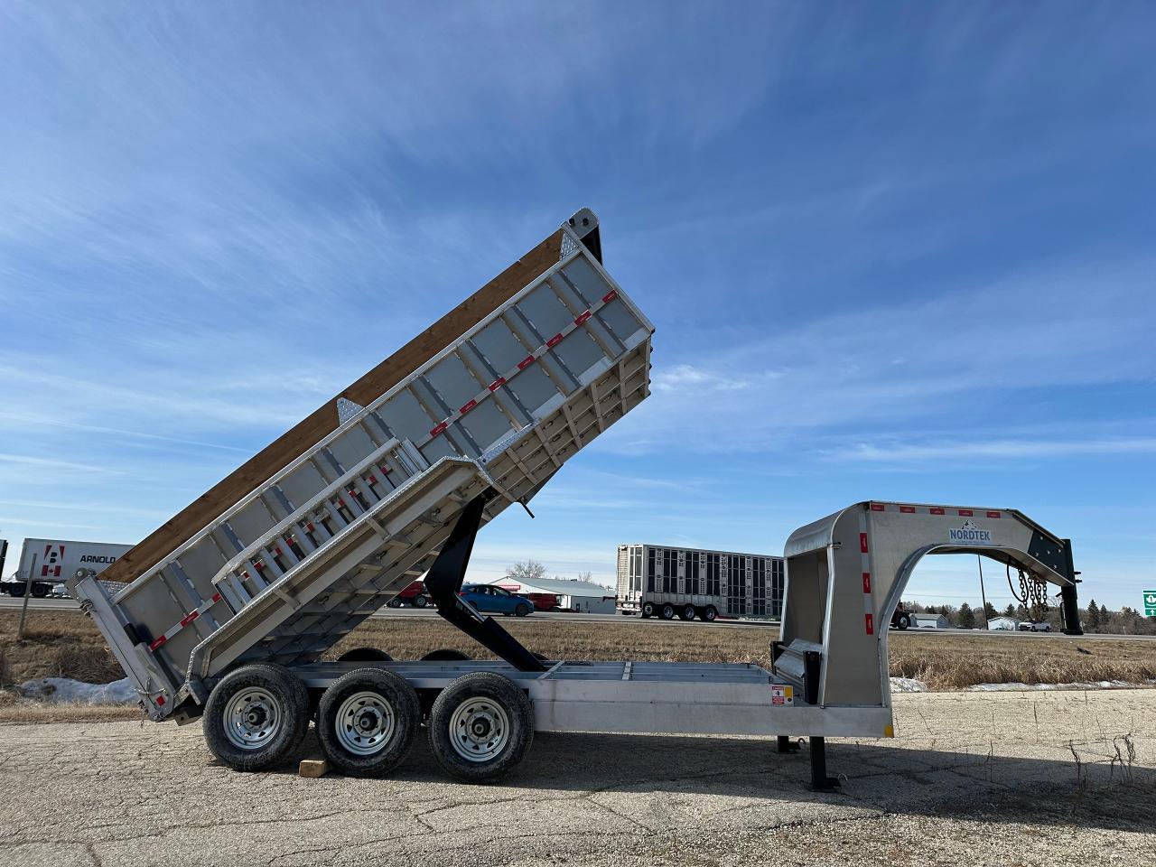 2025 Nordtek Dump Trailer 16' Triple Axle Nordtek Dump Photo0