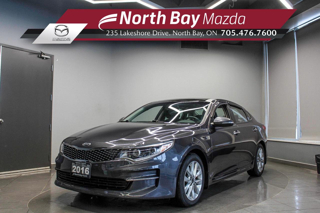 Used 2016 Kia Optima EX HEATED/VENTILATED SEATS - NAVIGATION - APPLE CAR PLAY AND ANDROID AUTO for sale in North Bay, ON