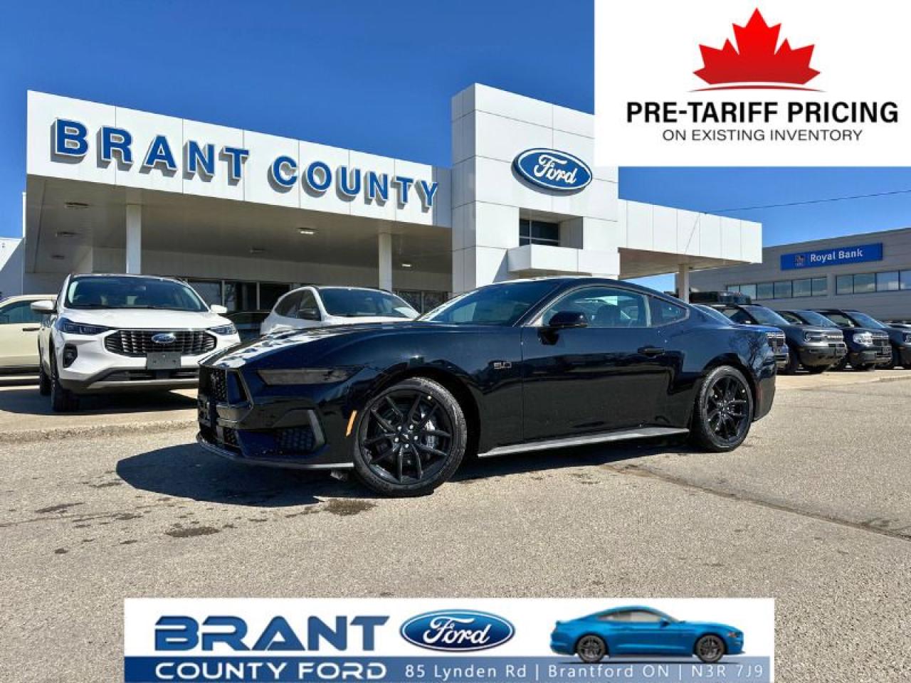 New 2025 Ford Mustang GT PREMIUM | 6 SPEED MANUAL | NITE PONY PACKAGE | for sale in Brantford, ON