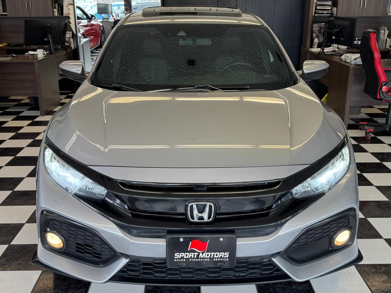 2017 Honda Civic Sport Touring+Leather+Roof+CLEAN CARFAX - Photo #10