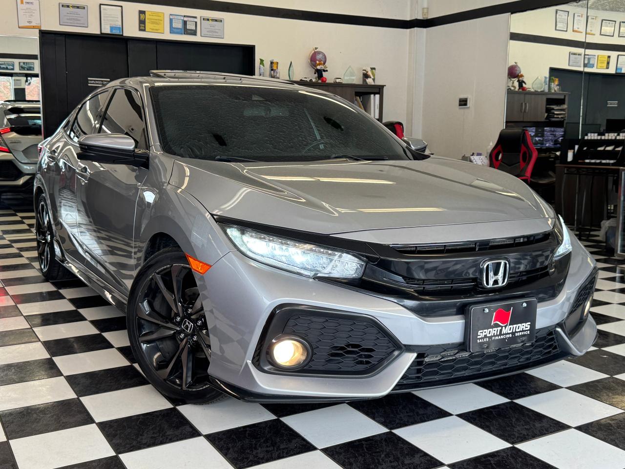 2017 Honda Civic Sport Touring+Leather+Roof+CLEAN CARFAX - Photo #13