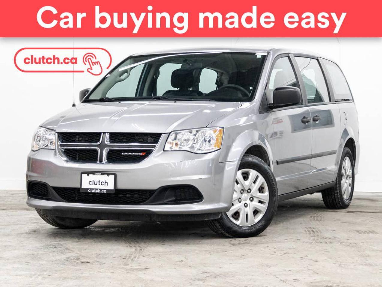 Used 2017 Dodge Grand Caravan Canada Value Package w/ Dual Zone A/C, Cruise Control, 12V Outlet for sale in Toronto, ON