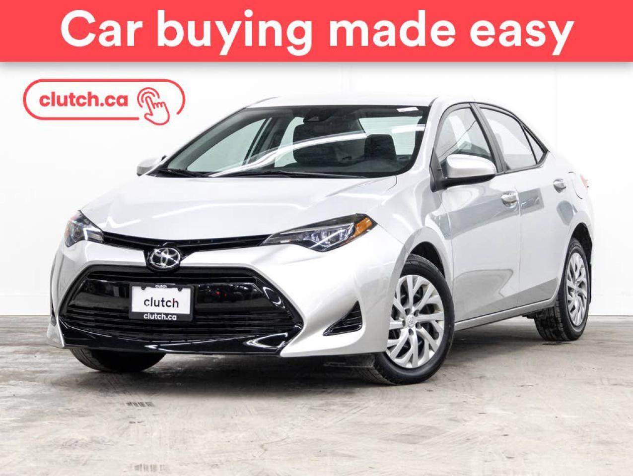 Used 2017 Toyota Corolla LE w/ Heated Front Seats, Rearview Cam, Climate Control for sale in Toronto, ON