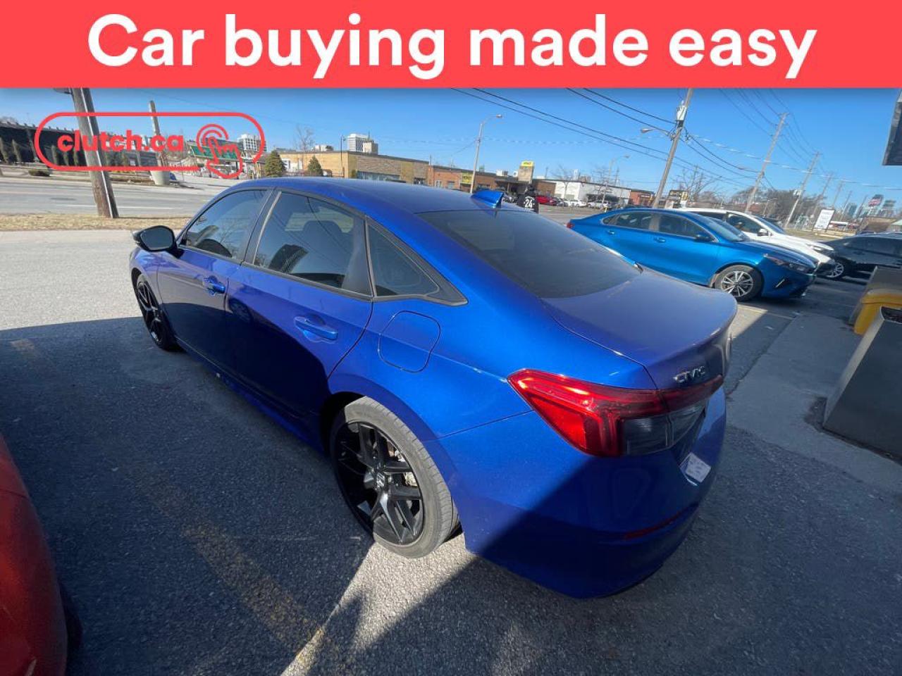 Used 2022 Honda Civic Sport w/ Apple CarPlay & Android Auto, Power Moonroof, Rearview Cam for sale in Toronto, ON