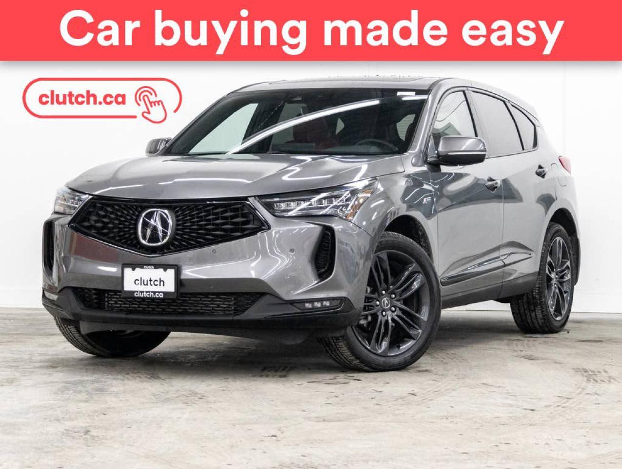 Used 2023 Acura RDX A-Spec AWD w/ Apple CarPlay & Android Auto, Nav, Panoramic Moonroof for sale in Toronto, ON