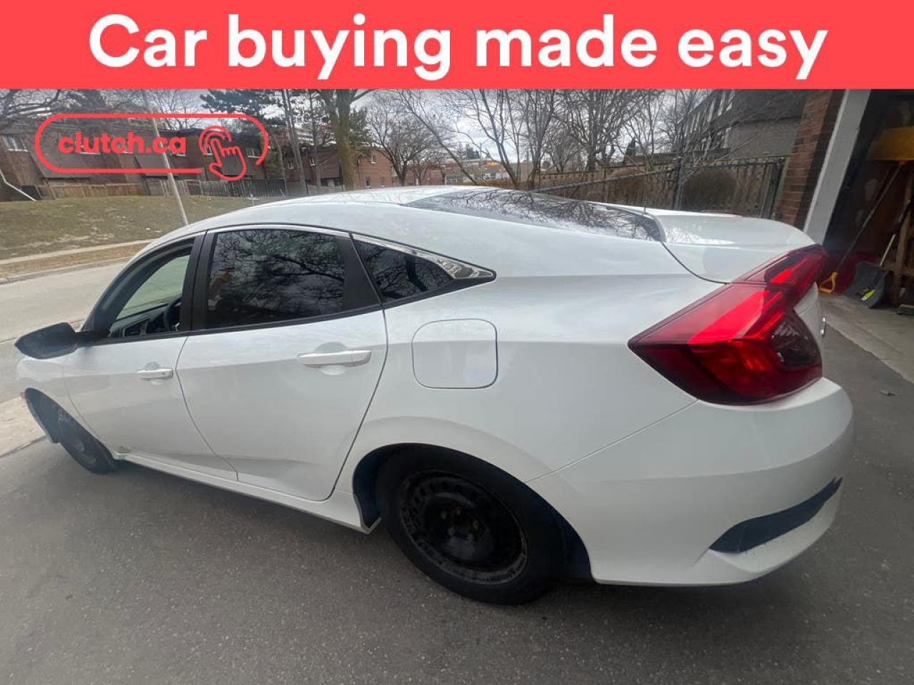 Used 2017 Honda Civic LX w/ Apple CarPlay & Android Auto, Rearview Cam, Heated Front Seats for sale in Toronto, ON