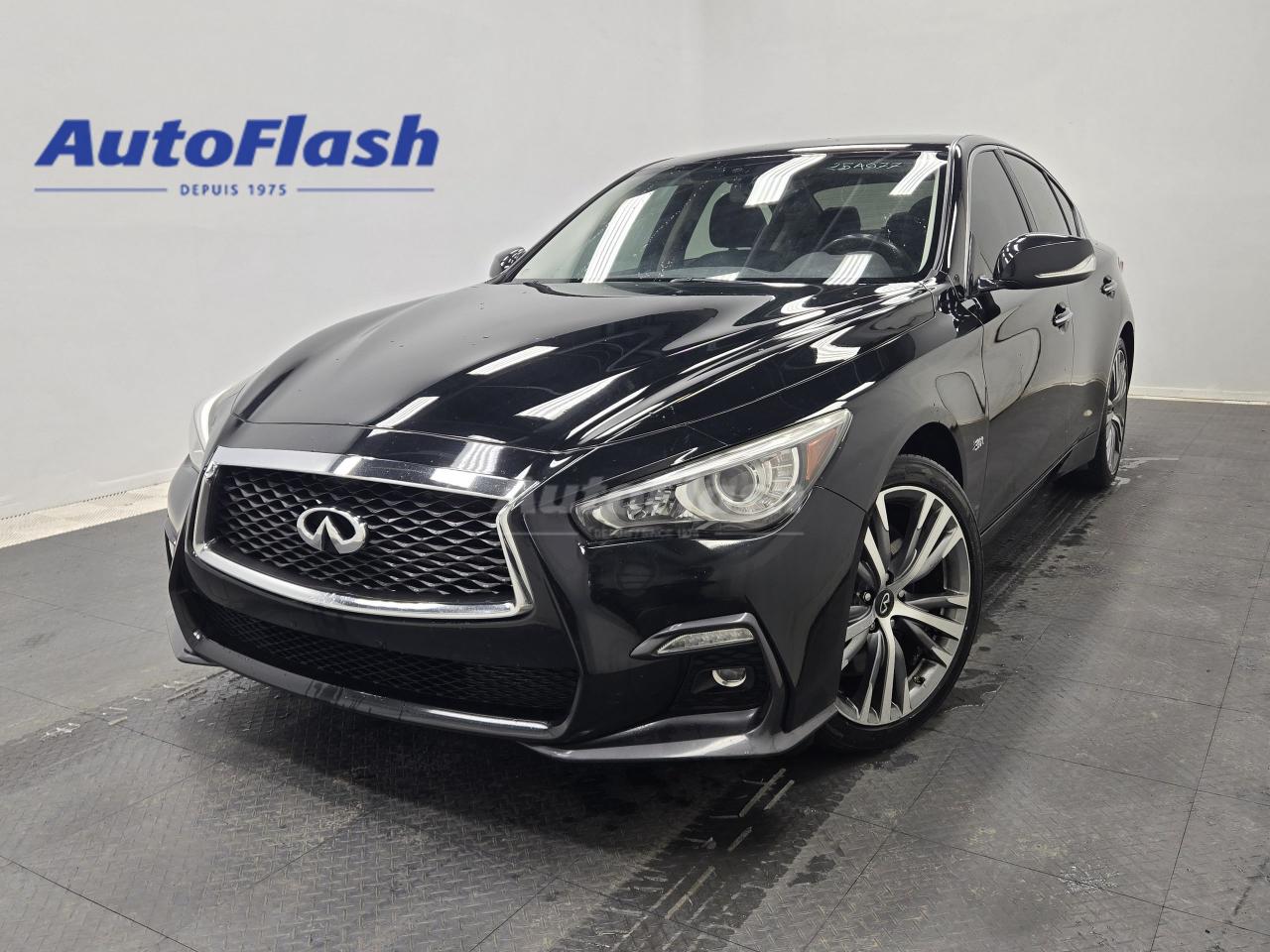 Used 2018 Infiniti Q50 S 3.0t AWD SPORT, DEMARREUR, PADDLE-SHIFT for sale in Saint-Hubert, QC