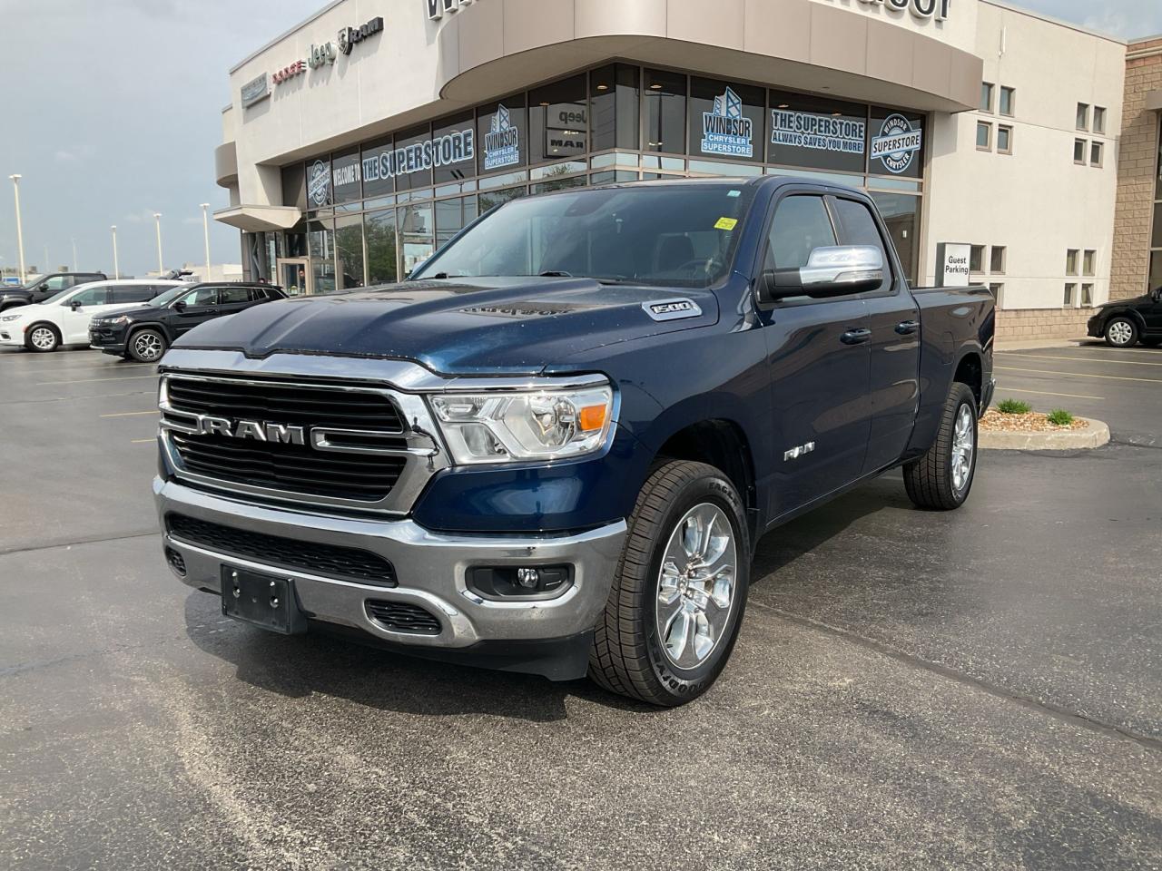 Used 2021 RAM 1500 Crew Cab RAM 1500 BIG HORN / REMOTE START / PREM. WHEELS for sale in Windsor, ON