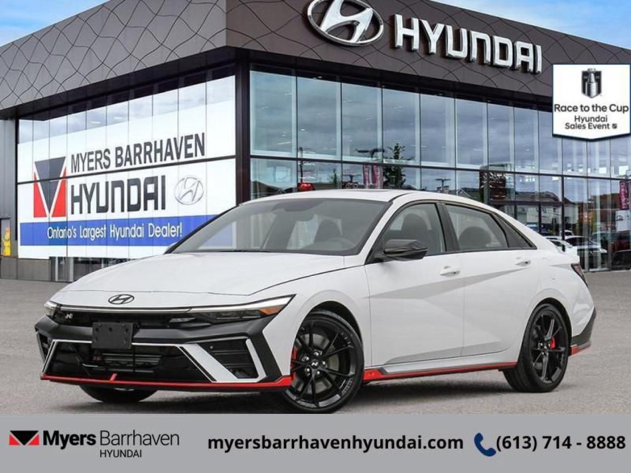 New 2025 Hyundai Elantra N DCT  - Sunroof -  Premium Audio for sale in Nepean, ON