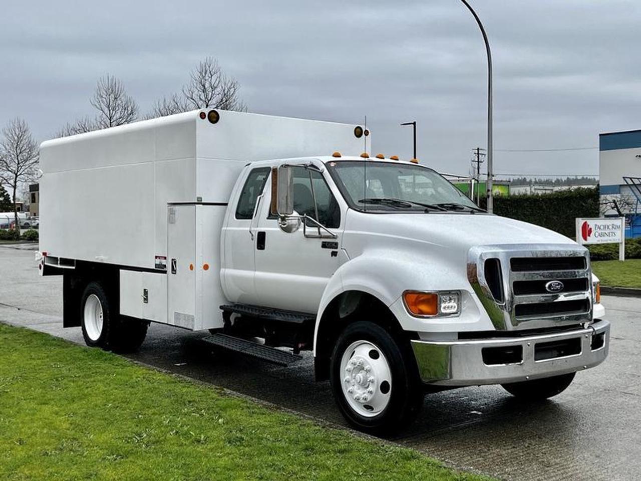 2013 Ford F-650 Chipper Dump Truck 2WD, 6.8L, 10 cylinder, 2 door, automatic, 4X2, cruise control, air conditioning, AM/FM radio, power door locks, power windows, white exterior, grey interior, cloth. Engine Hours 5403. Certification and Decal valid until March 2026. This item is currently OFFSITE. You must register an appointment with our office to schedule an offsite viewing. Appointments must be made a minimum of one business day in advance (and as defined by the days that Repo.com is open for business) before your appointment can be scheduled and confirmed. We may, at our own discretion, instead opt to transport smaller items to Repo.coms main yard for viewing purposes.  $53,710.00 plus $375 processing fee, $54,085.00 total payment obligation before taxes.   Listing report, warranty, contract commitment cancellation fee, financing available on approved credit (some limitations and exceptions may apply). All above specifications and information is considered to be accurate but is not guaranteed and no opinion or advice is given as to whether this item should be purchased. We do not allow test drives due to theft, fraud, acts of vandalism and undetectable impaired driving. Instead we provide the following benefits: Complimentary Warranty (with options to extend), Limited Money Back Satisfaction Guarantee on Fully Completed Contracts, Contract Commitment Cancellation, and an Open-Ended Sell-Back Option. Ask seller for details or call 604-522-REPO(7376) to confirm listing availability.