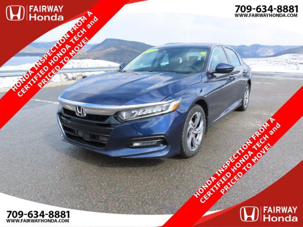 Used 2018 Honda Accord Sedan EX-L for sale in Corner Brook, NL