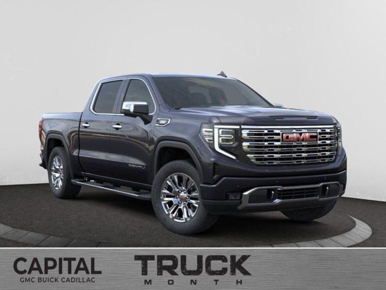 This 2025 GMC Sierra 1500 in Titanium Rush Metallic is equipped with 4WD and Turbocharged Diesel I6 3.0L/183 engine.The Next Generation Sierra redefines what it means to drive a pickup. The redesigned for 2019 Sierra 1500 boasts all-new proportions with a larger cargo box and cabin. It also shaves weight over the 2018 model through the use of a lighter boxed steel frame and extensive use of aluminum in the hood, tailgate, and doors.To help improve the hitching and towing experience, the available ProGrade Trailering System combines intelligent technologies to offer an in-vehicle Trailering App, a companion to trailering features in the myGMC app and multiple high-definition camera views.GMC has altered the pickup landscape with groundbreaking innovation that includes features such as available Rear Camera Mirror and available Multicolour Heads-Up Display that puts key vehicle information low on the windshield. Innovative safety features such as HD Surround Vision and Lane Change Alert with Side Blind Zone alert will also help you feel confident and in control in the Next Generation Seirra.Key features of the Sierra Denali include: Taller stance and more dominant presence, GMC MultiPro Tailgate, Adaptive Rice Control, Authentic perforated Forge leather-appointed seating and open-pore ash wood trim, Available Head-Up Display and HD Rear Camera Mirror, and Available 420 hp 6.2L V8 with 10-speed automatic transmission.Check out this vehicles pictures, features, options and specs, and let us know if you have any questions. Helping find the perfect vehicle FOR YOU is our only priority.P.S...Sometimes texting is easier. Text (or call) 306-801-9090 for fast answers at your fingertips!Dealer License #914248Disclaimer: All prices are plus taxes & include all cash credits & loyalties. See dealer for Details.