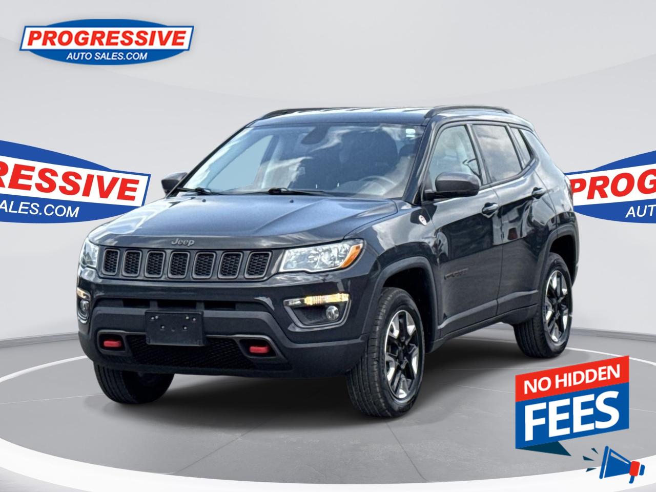 Used 2017 Jeep Compass Trailhawk - Leather Seats -  Bluetooth for sale in Sarnia, ON