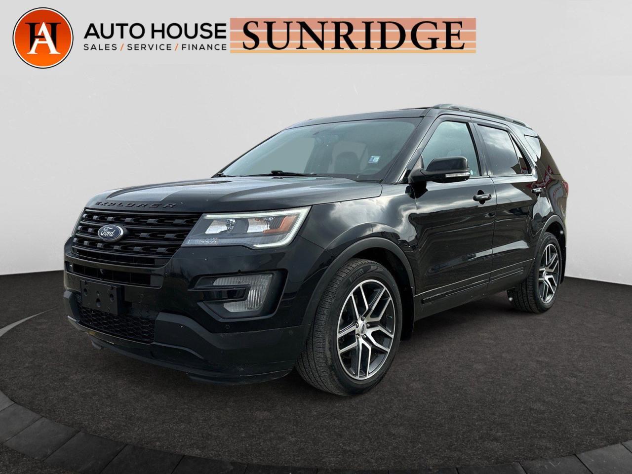 Used 2017 Ford Explorer Sport 4WD | HEATED/COOLED LEATHER SEATS | PANO ROOF | THIRD ROW SEATS for sale in Calgary, AB
