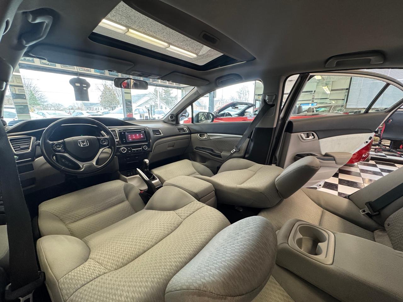 2015 Honda Civic EX+New Tires+Brakes+Camera+Heated Seats+Sunroof - Photo #3
