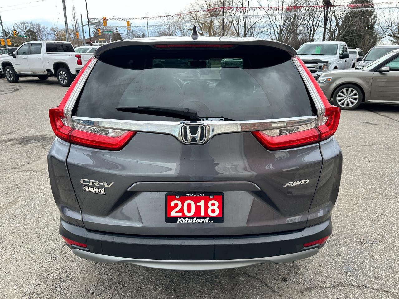 2018 Honda CR-V EX-L AWD HTD LTHR Sunroof CarPlay XM BackupCam Photo3