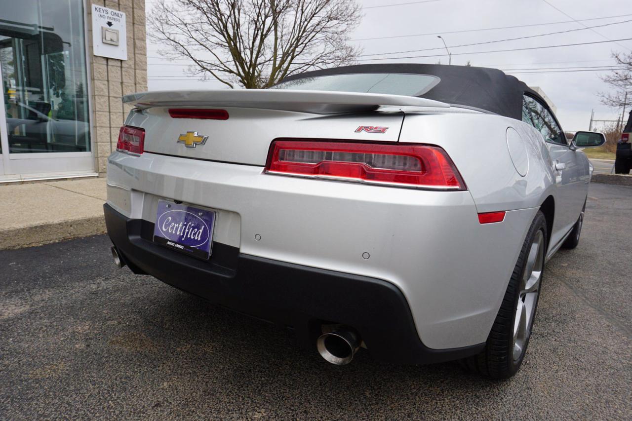 2014 Chevrolet Camaro 3.6L V6 RS CONVERTIBLE CERTIFIED *ACCIDENT FREE* CAMERA BLUETOOTH LEATHER CRUISE ALLOYS - Photo #6