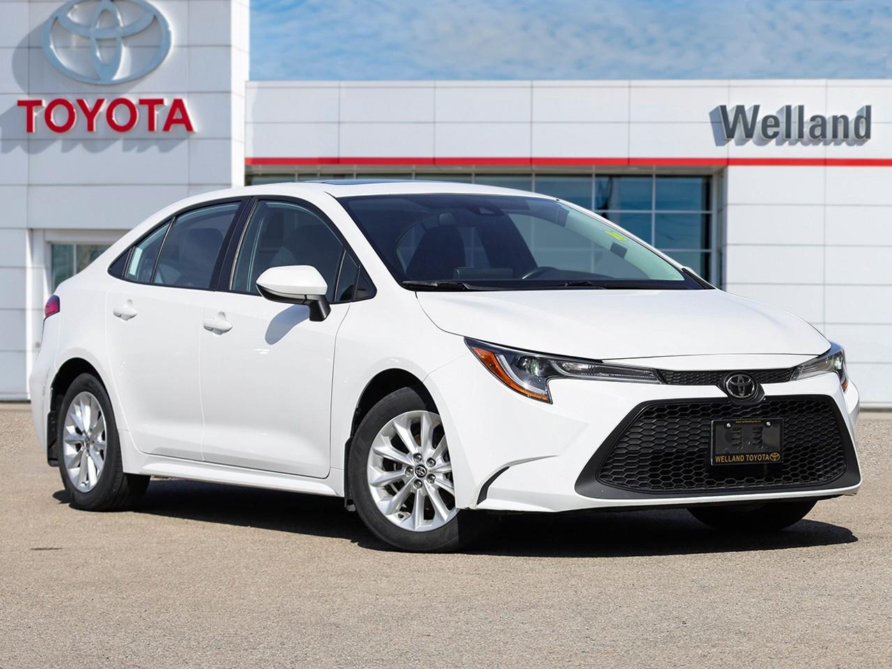 Used 2022 Toyota Corolla UPGRADE PACKAGE. APPLE CARPLAY/ANDROID AUTO. HEATED STEERING WHEEL. MOON ROOF. WIRELESS PHONE CHARGE for sale in Welland, ON