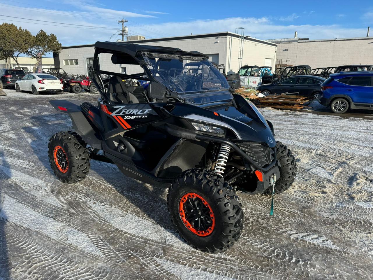 2023 CF Moto Z Force 950 Sport EPS $123 B/W - Photo #6