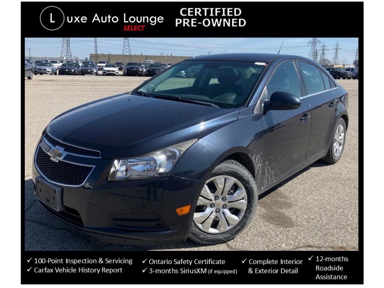 Used 2014 Chevrolet Cruze VERY LOW KM!! ONLY 65K! AUTO, REMOTE START, CLEAN! for sale in Orleans, ON