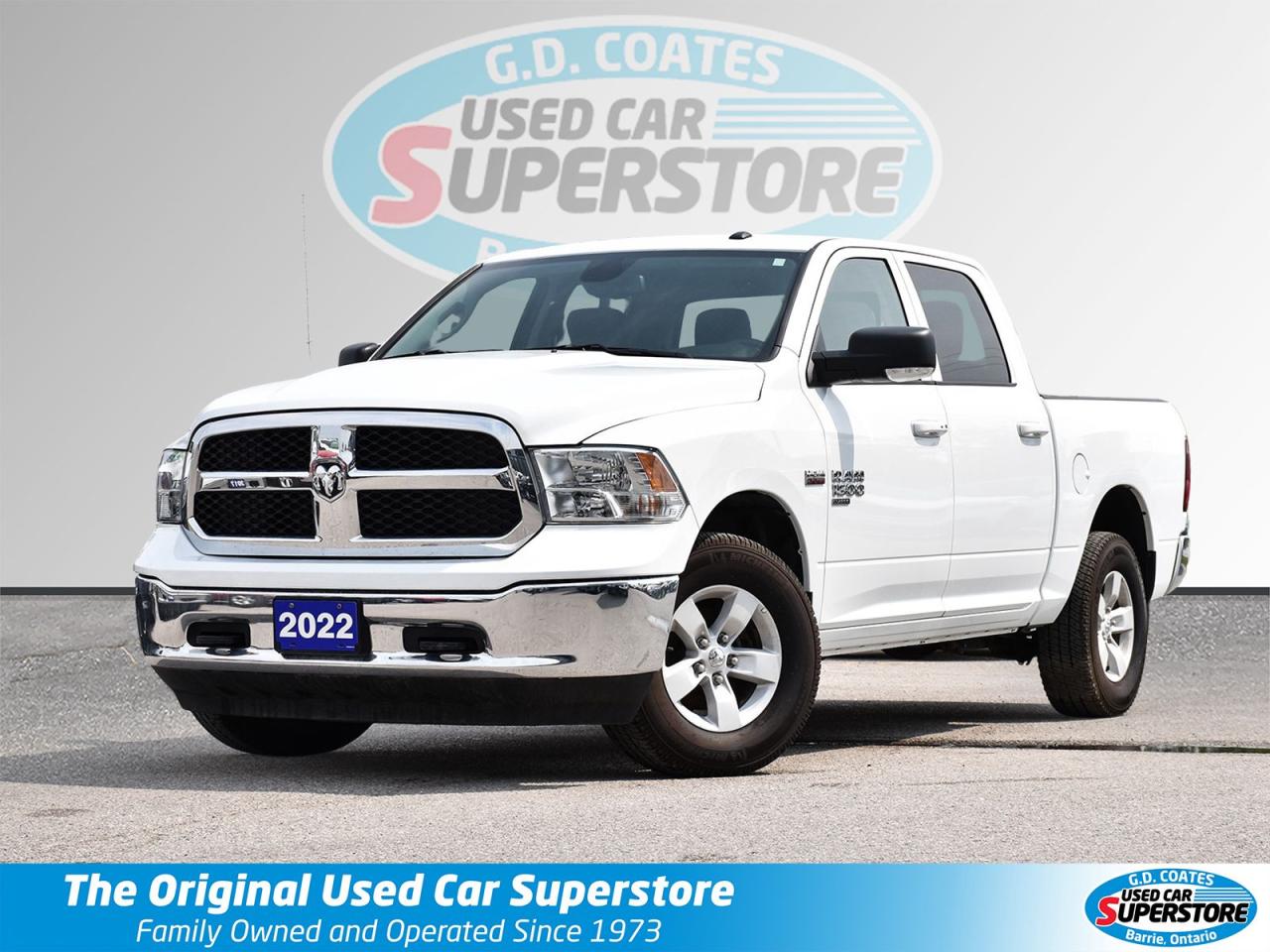 Used 2022 RAM 1500 Classic SLT Crew Cab 4x4 ~Heated + Power Seat ~Camera for sale in Barrie, ON