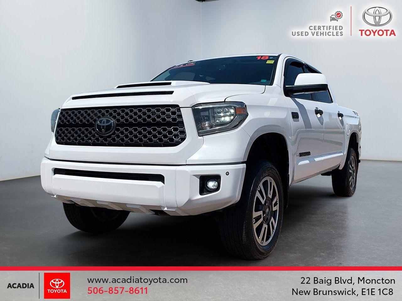 Used 2018 Toyota Tundra SR5 Plus for sale in Moncton, NB