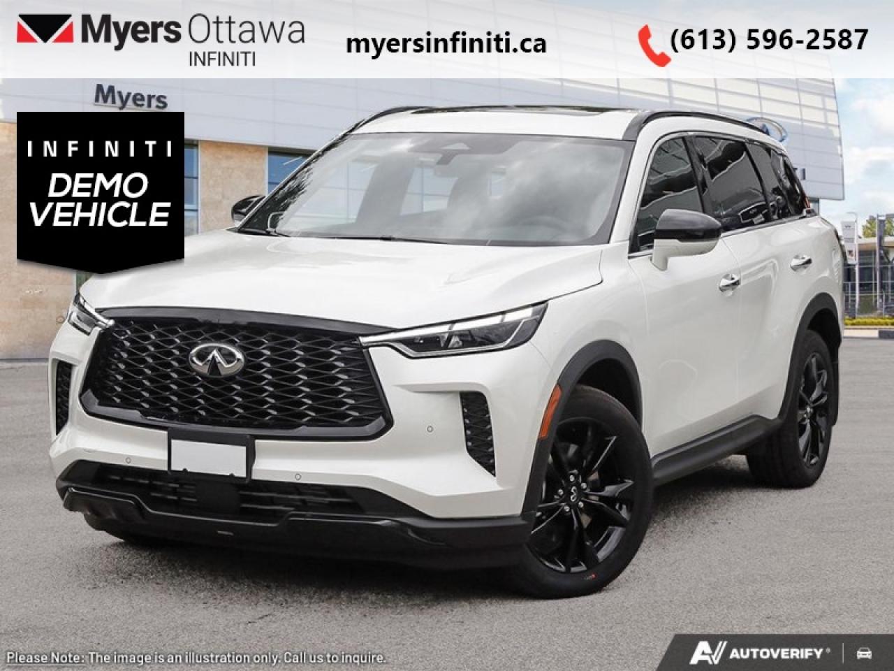 Used 2025 Infiniti QX60 LUXE  - Leather Seats - Low Mileage for sale in Ottawa, ON