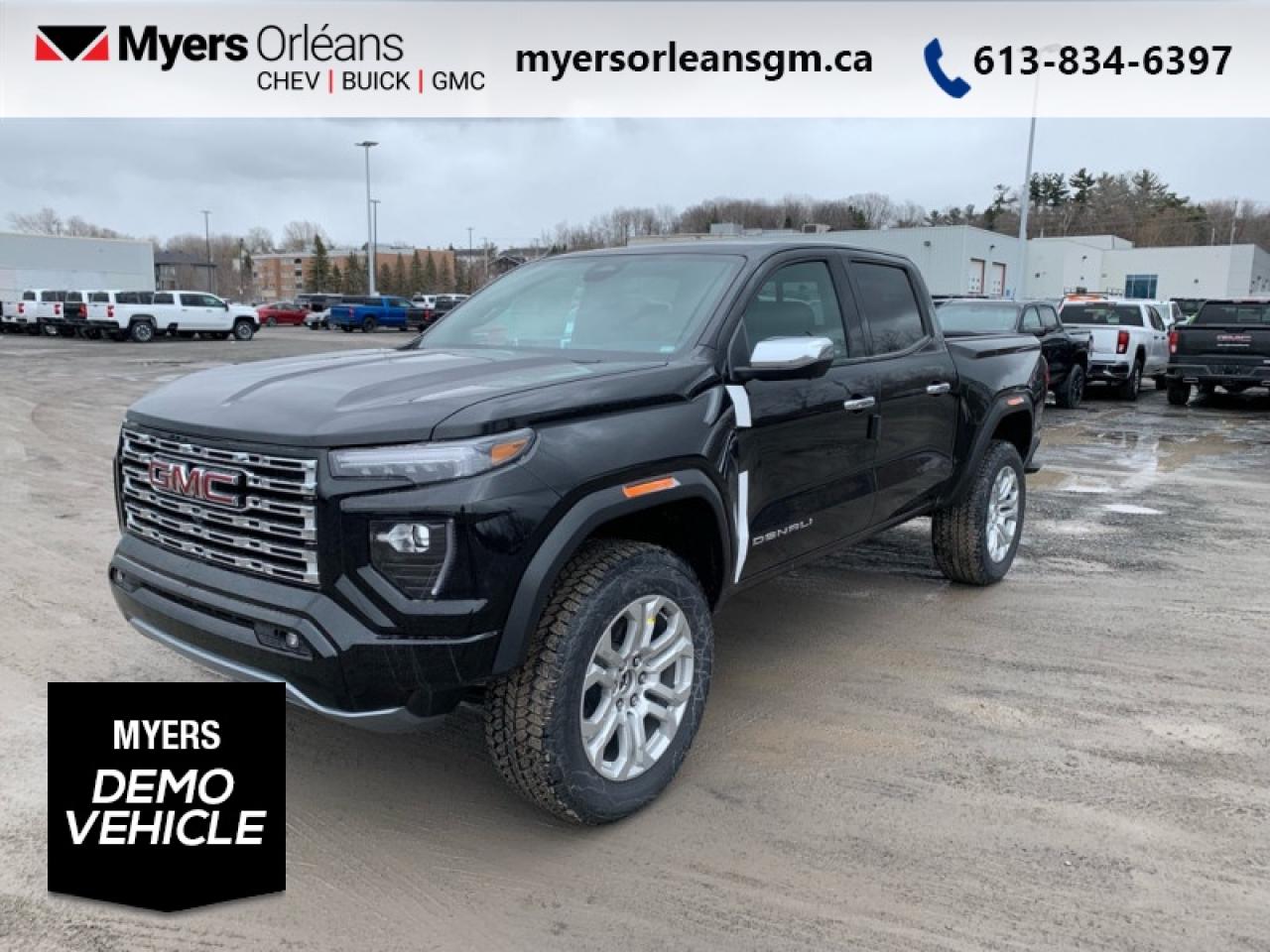 Used 2025 GMC Canyon Denali  - Leather Seats - Sunroof for sale in Orleans, ON