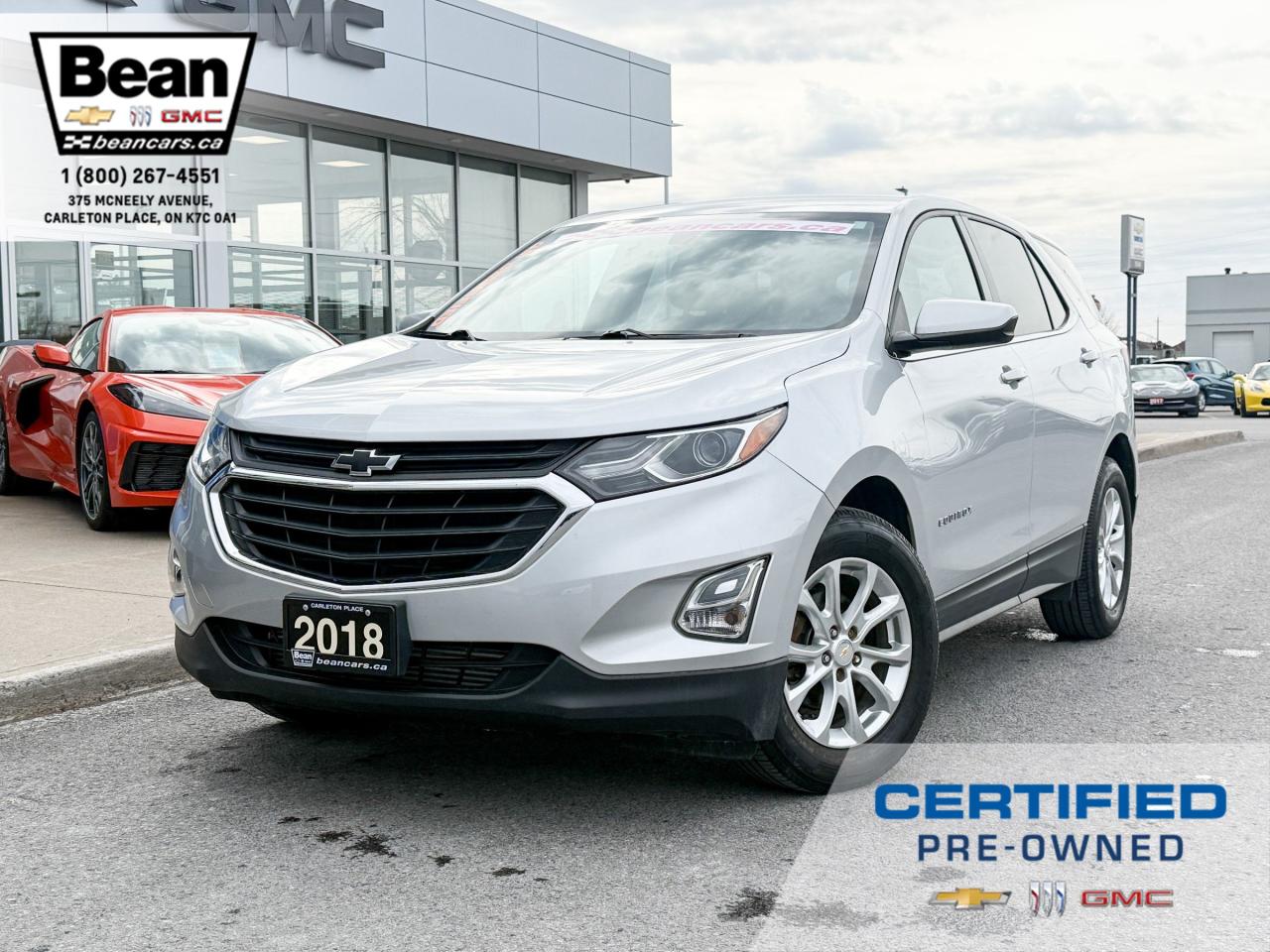 Used 2018 Chevrolet Equinox LT 1.5L 4 CYL WITH REMOTE START/ENTRY, HEATED SEATS, POWER DRIVER'S SEAT, CRUISE CONTROL for sale in Carleton Place, ON