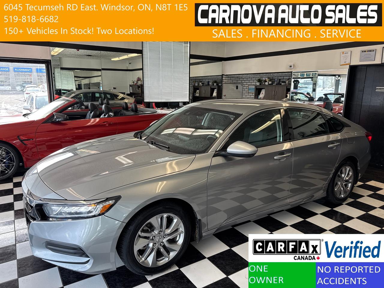 2019 Honda Accord LX+Adaptive Cruise+New Tires+Brakes+ACCIDENT FREE Photo