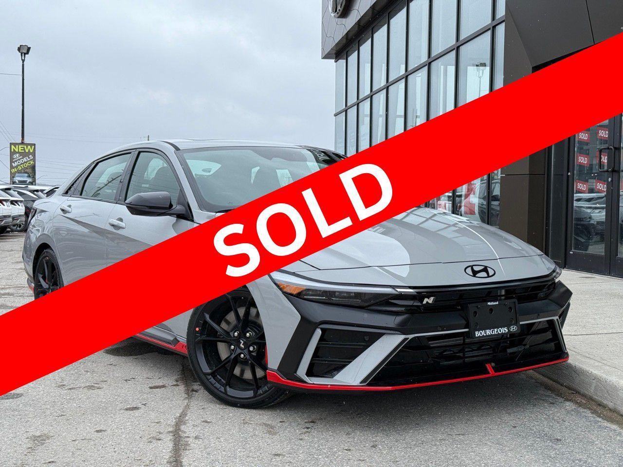 New 2025 Hyundai Elantra N Manual for sale in Midland, ON