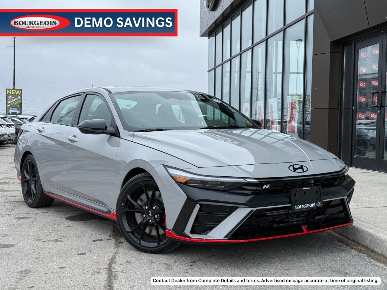New 2025 Hyundai Elantra N Manual for sale in Midland, ON