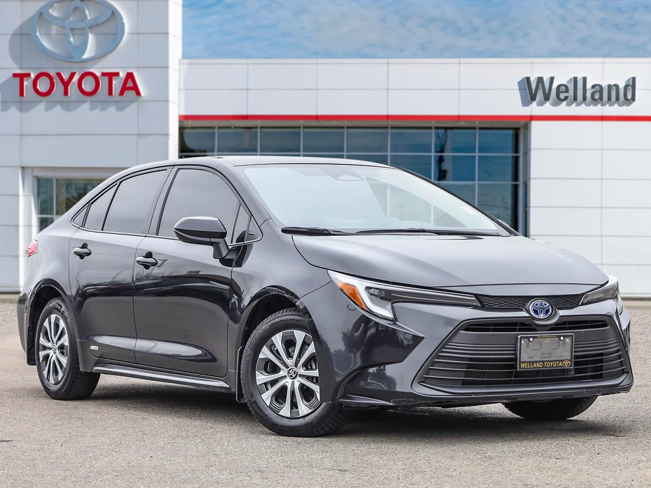 Used 2024 Toyota Corolla Hybrid APPLE CARPLAY/ANDROID AUTO. HEATED STEERING WHEEL. for sale in Welland, ON