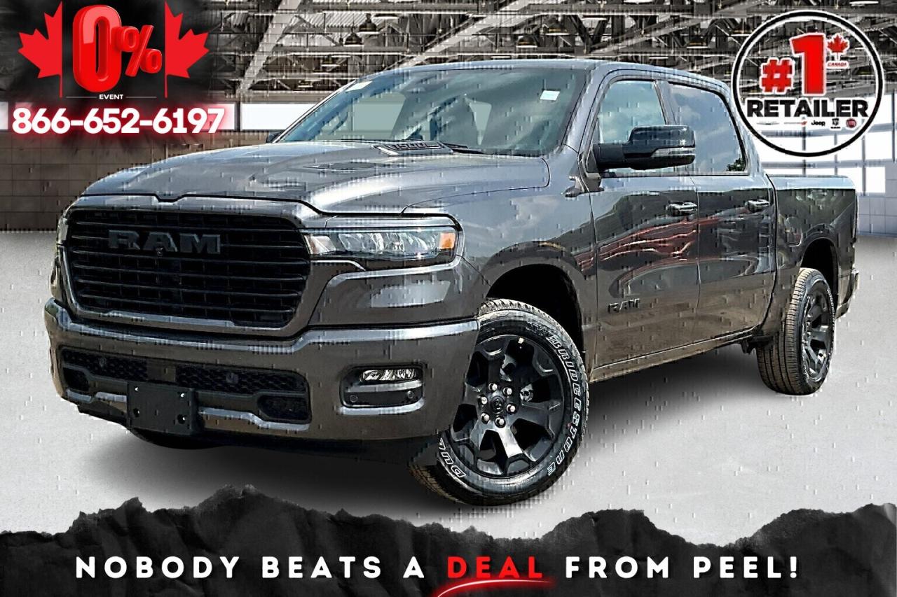 New 2025 RAM 1500 SPORT CREW | Sport Hood | Pano Roof | Anti Spin for sale in Mississauga, ON