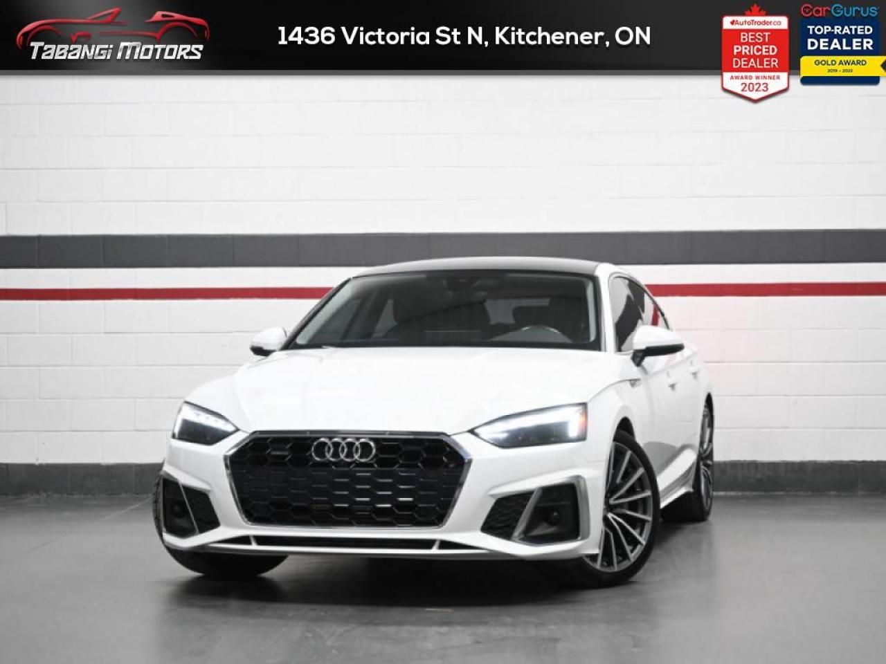 Used 2021 Audi A5 Sportback Progressiv  S-Line 360CAM Digital Dash Wireless Carplay Navigation Sunroof for sale in Mississauga, ON