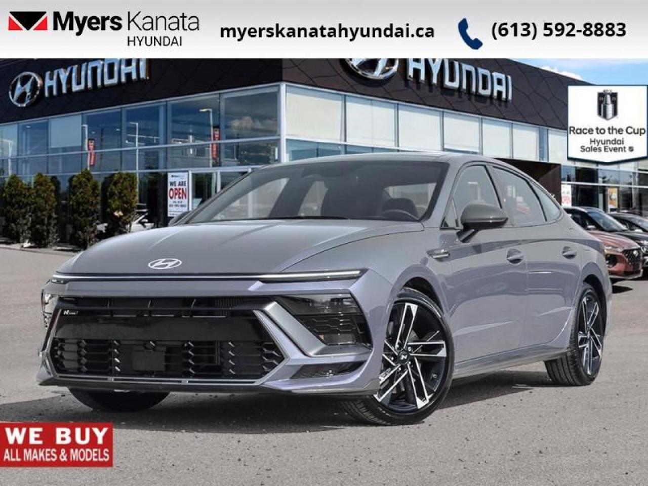 New 2025 Hyundai Sonata N-Line AWD  -  Premium Audio - $145.14 /Wk for sale in Kanata, ON