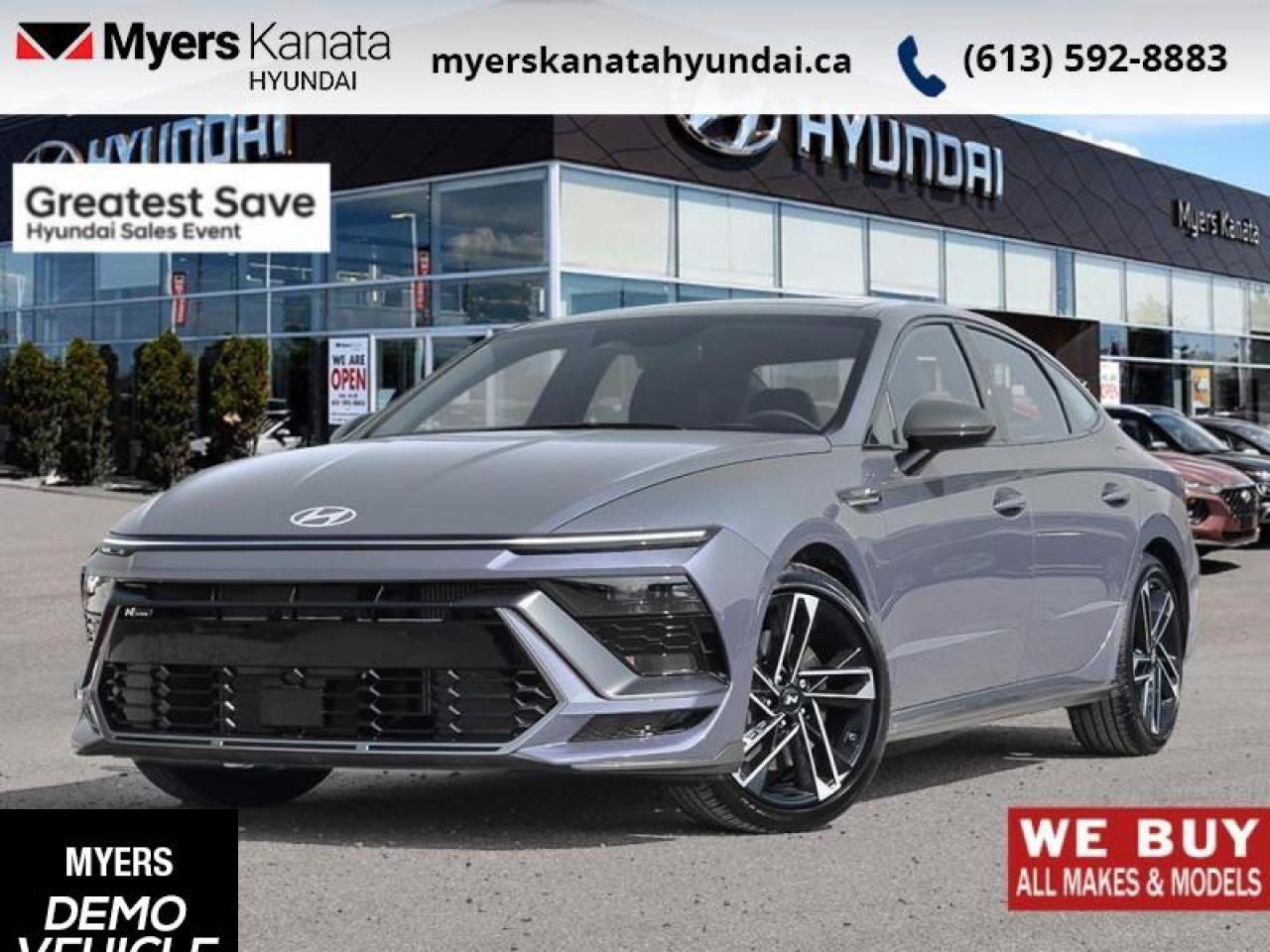 Used 2025 Hyundai Sonata N-Line Ultimate AWD  -  Premium Audio - $145.17 /Wk for sale in Kanata, ON