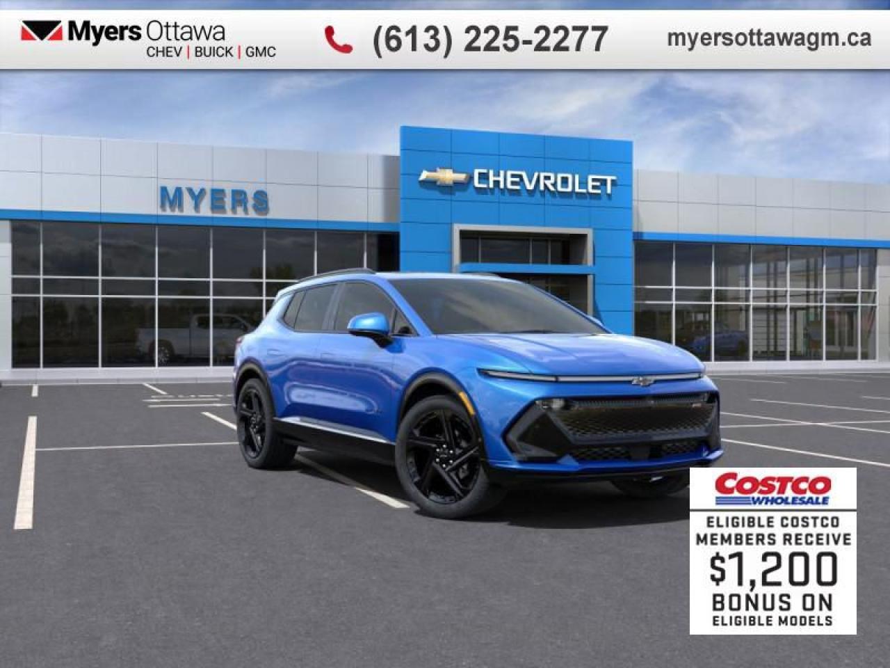 New 2025 Chevrolet Equinox EV RS  RS. SUNROOF, RIPTIDE BLUE for sale in Ottawa, ON