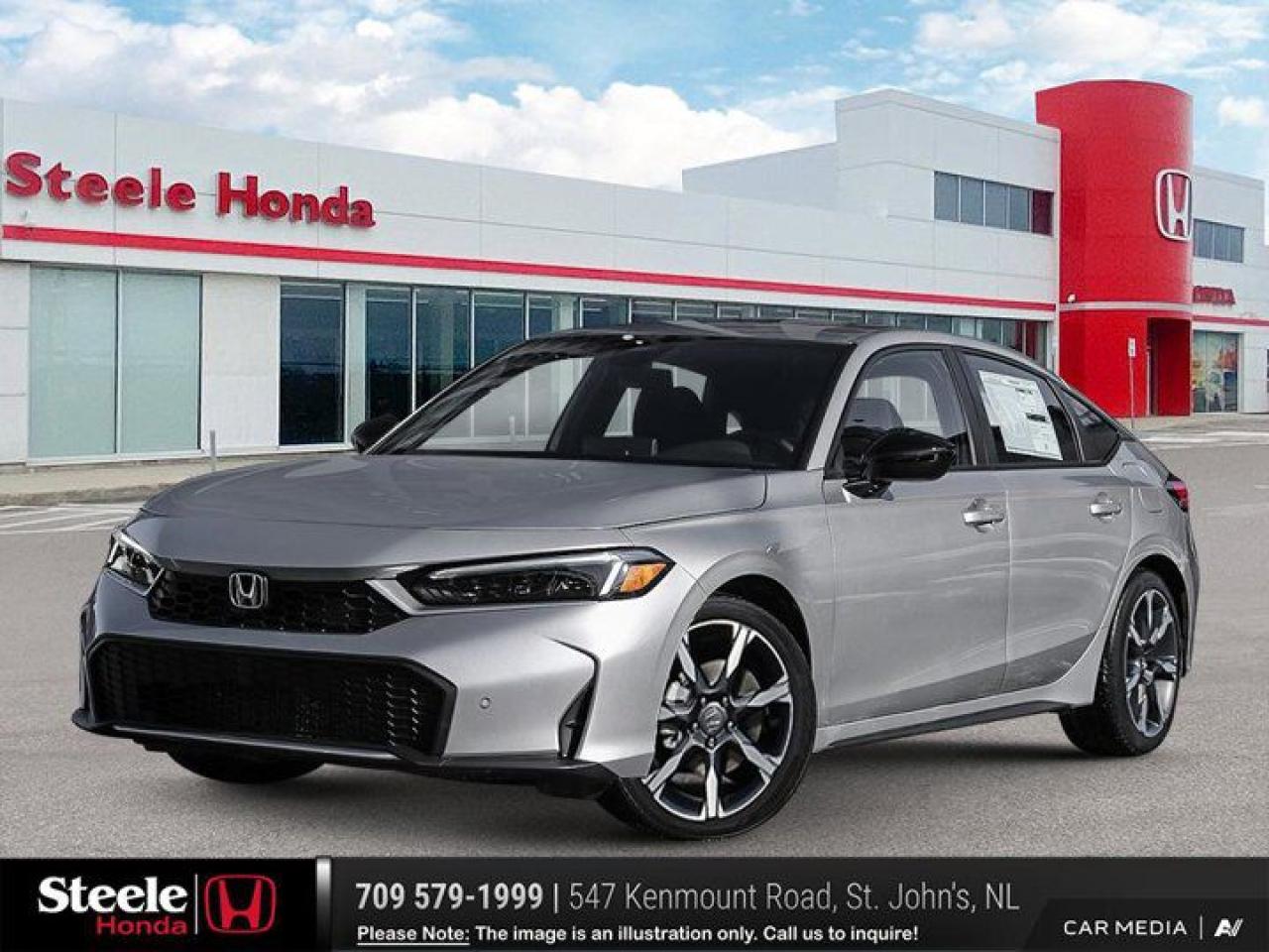 New 2025 Honda Civic Hatchback Hybrid Sport Touring for sale in St. John's, NL