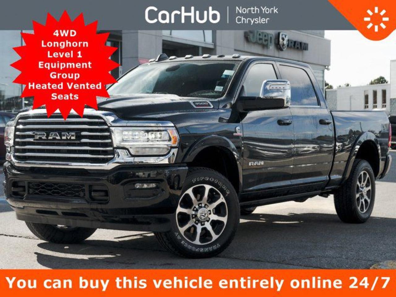 Used 2024 RAM 3500 Limited 4WD Longhorn Level 1 Equipment Group Heated Vented Seats Navi for sale in Thornhill, ON
